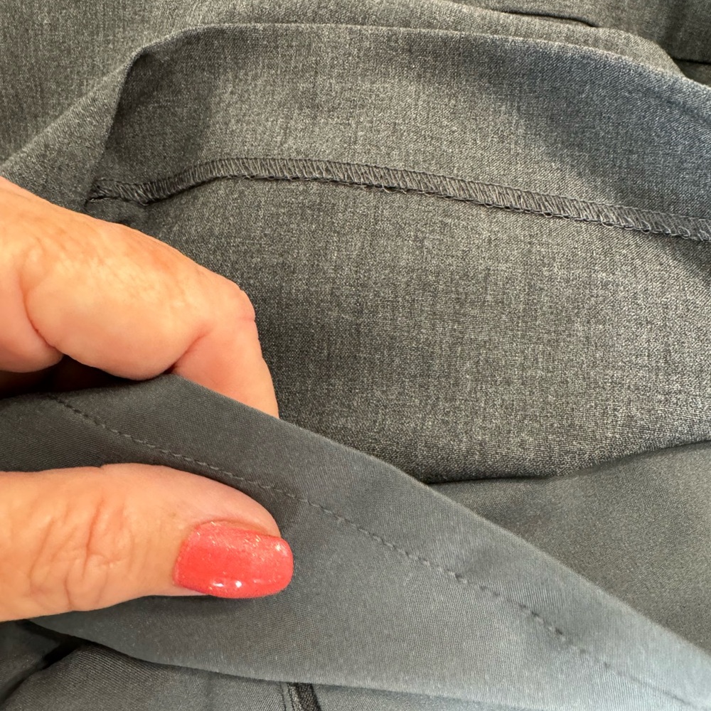 NWT RETAIL:  $69 THE LIMITED   GRAY  OFFICE/CAREER SKIRT  SIZE: 14    #Z - Picture 4 of 8